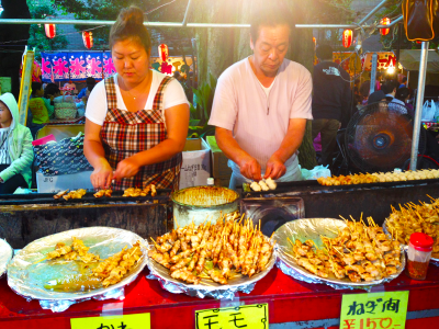 Yakitori-stand